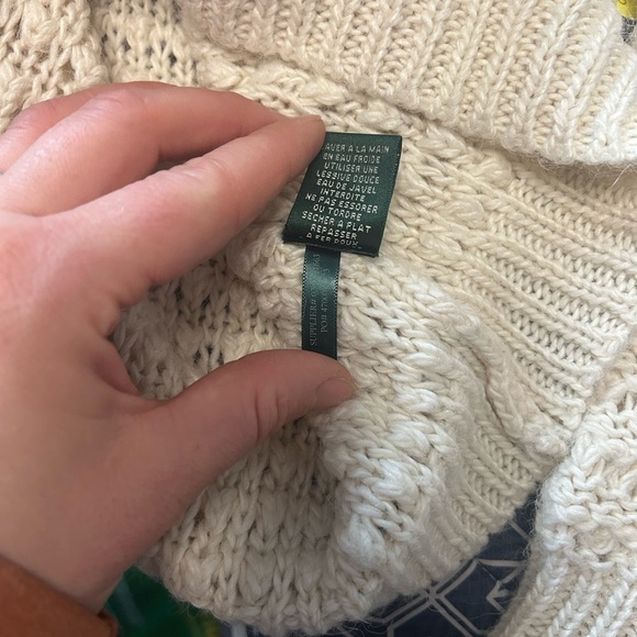 Lauren Ralph Lauren Cream Knit Sweater - Picture 5 of 5